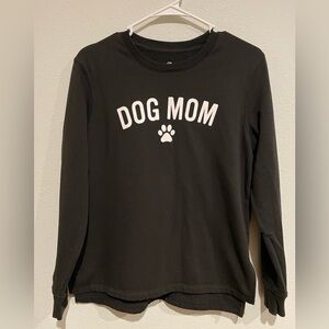 Black Dog Mom novelty sweatshirt Size S 4/5